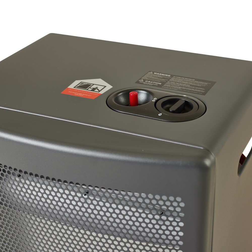 Glow Warm Blue Flame Portable Gas Heater Gas Depot UK